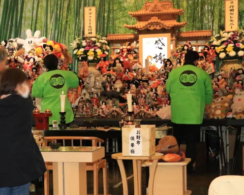 年末人形供養祭様子
